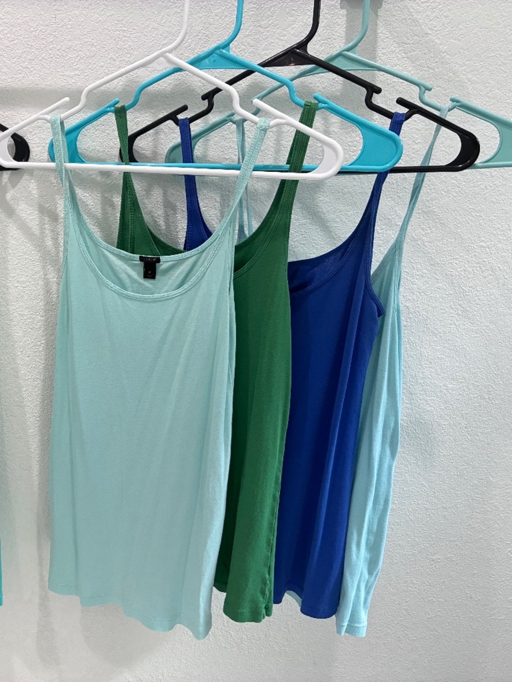 Medium Assorted double scoop neck tank tops